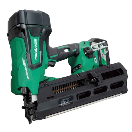 Metabo Hpt 36V MV Cordless Brushless 3-1/2in Cordless Plastic Strip 21 Framing Nailer Kit NR3690DRM